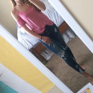 AE, cold shoulder top